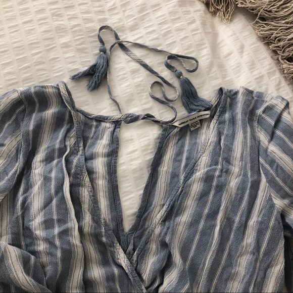 🤍 blue romper 💙 - Picture 4 of 5